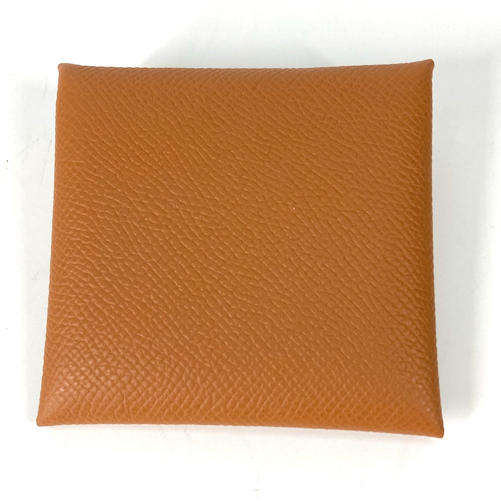 HERMES バスティア 小銭入れ 財布 コインケース エプソン メンズ ゴールド