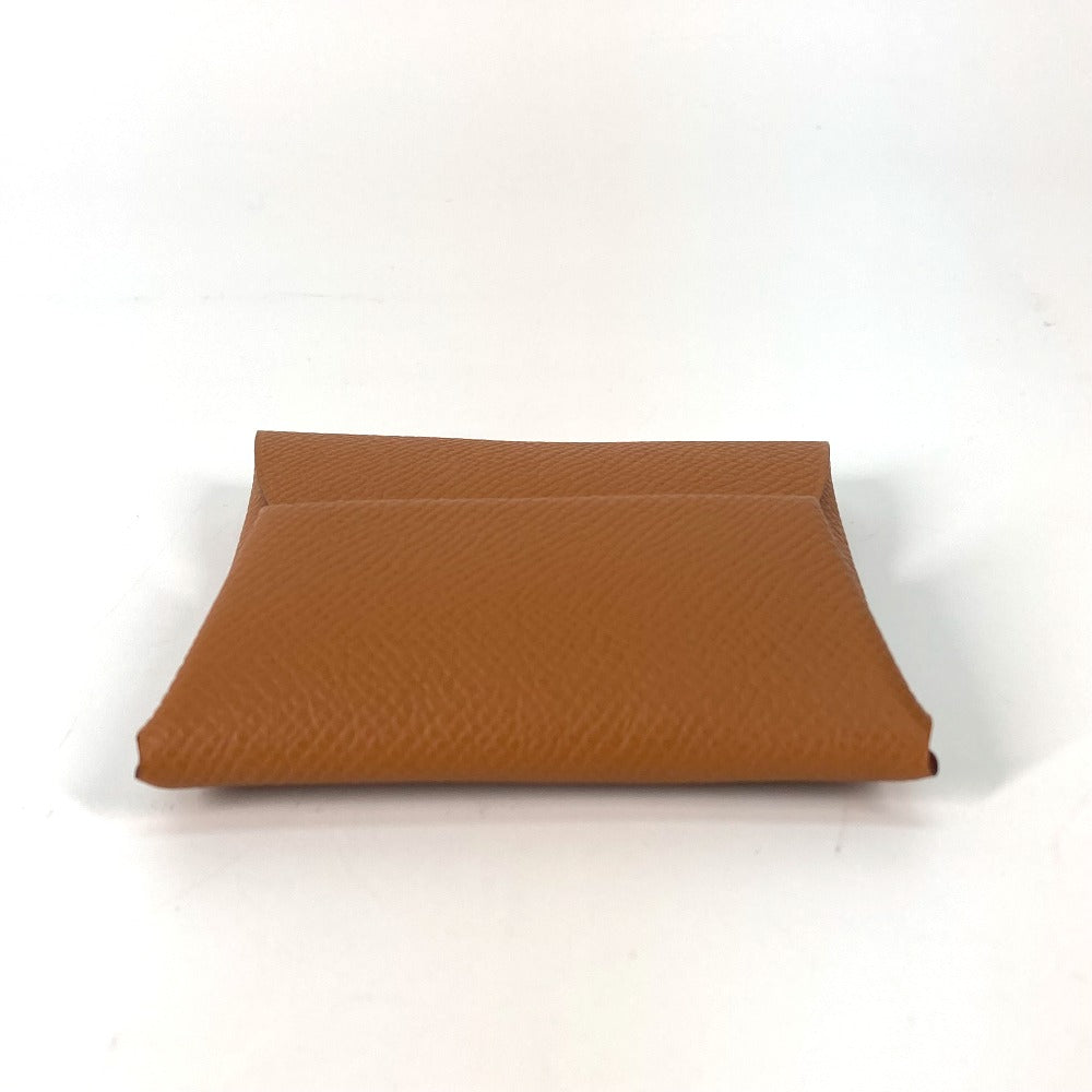 HERMES バスティア 小銭入れ 財布 コインケース エプソン メンズ ゴールド