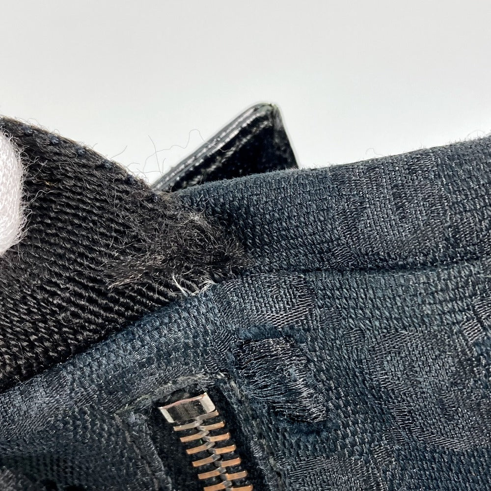 GUCCI 28566 ベルトバッグ GG ウエストバッグ ボディバッグ GGキャンバス/レザー メンズ ブラック