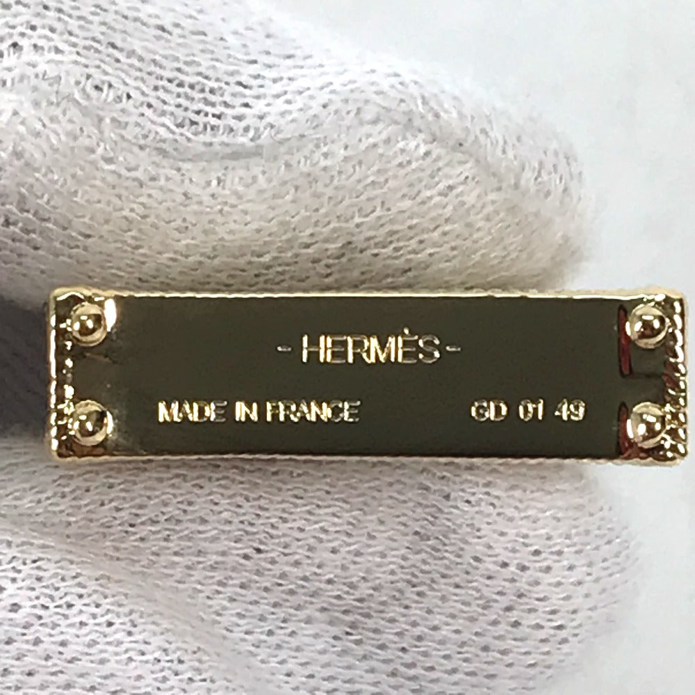 HERMES ペンダントトップ ネックレス アクセサリー キュリオシー キュリオジテ パーマブラス ペンダントトップ チャーム メタル レディース ゴールド
