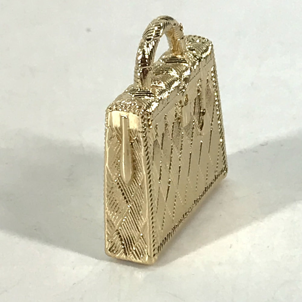 HERMES ペンダントトップ ネックレス アクセサリー キュリオシー キュリオジテ パーマブラス ペンダントトップ チャーム メタル レディース ゴールド