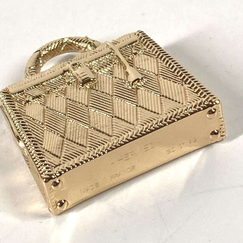 HERMES ペンダントトップ ネックレス アクセサリー キュリオシー キュリオジテ パーマブラス ペンダントトップ チャーム メタル レディース ゴールド