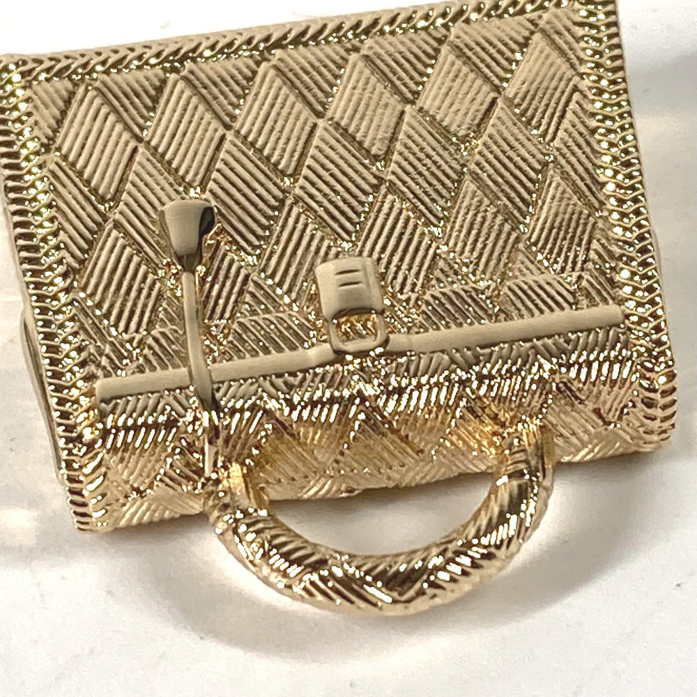 HERMES ペンダントトップ ネックレス アクセサリー キュリオシー キュリオジテ パーマブラス ペンダントトップ チャーム メタル レディース ゴールド