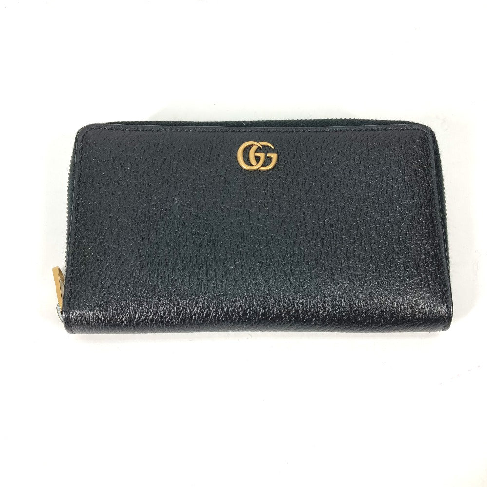 GUCCI 699304 ベルトバッグ ウエストバッグ GG ラウンドファスナー長財布＆カードケース＆ベルト 長財布 レザー メンズ ブラック