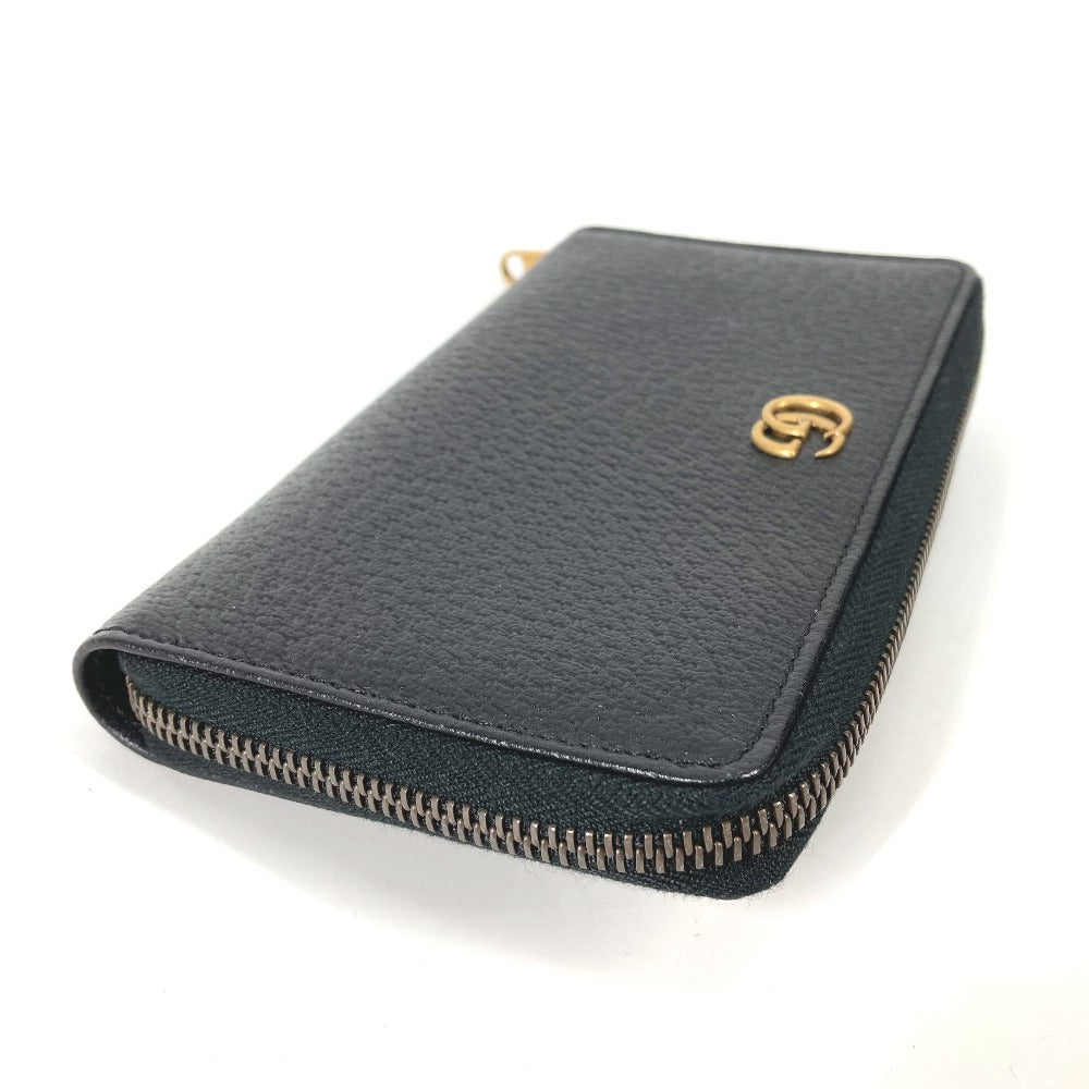 GUCCI 699304 ベルトバッグ ウエストバッグ GG ラウンドファスナー長財布＆カードケース＆ベルト 長財布 レザー メンズ ブラック