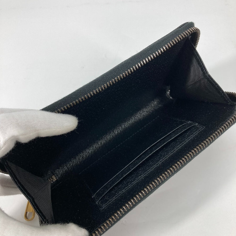 GUCCI 699304 ベルトバッグ ウエストバッグ GG ラウンドファスナー長財布＆カードケース＆ベルト 長財布 レザー メンズ ブラック