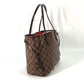 LOUIS VUITTON N41359 ダミエ ネヴァーフル PM ポーチ付き ショルダーバッグ カバン 肩掛け トートバッグ ダミエキャンバス メンズ エベヌ ブラウン