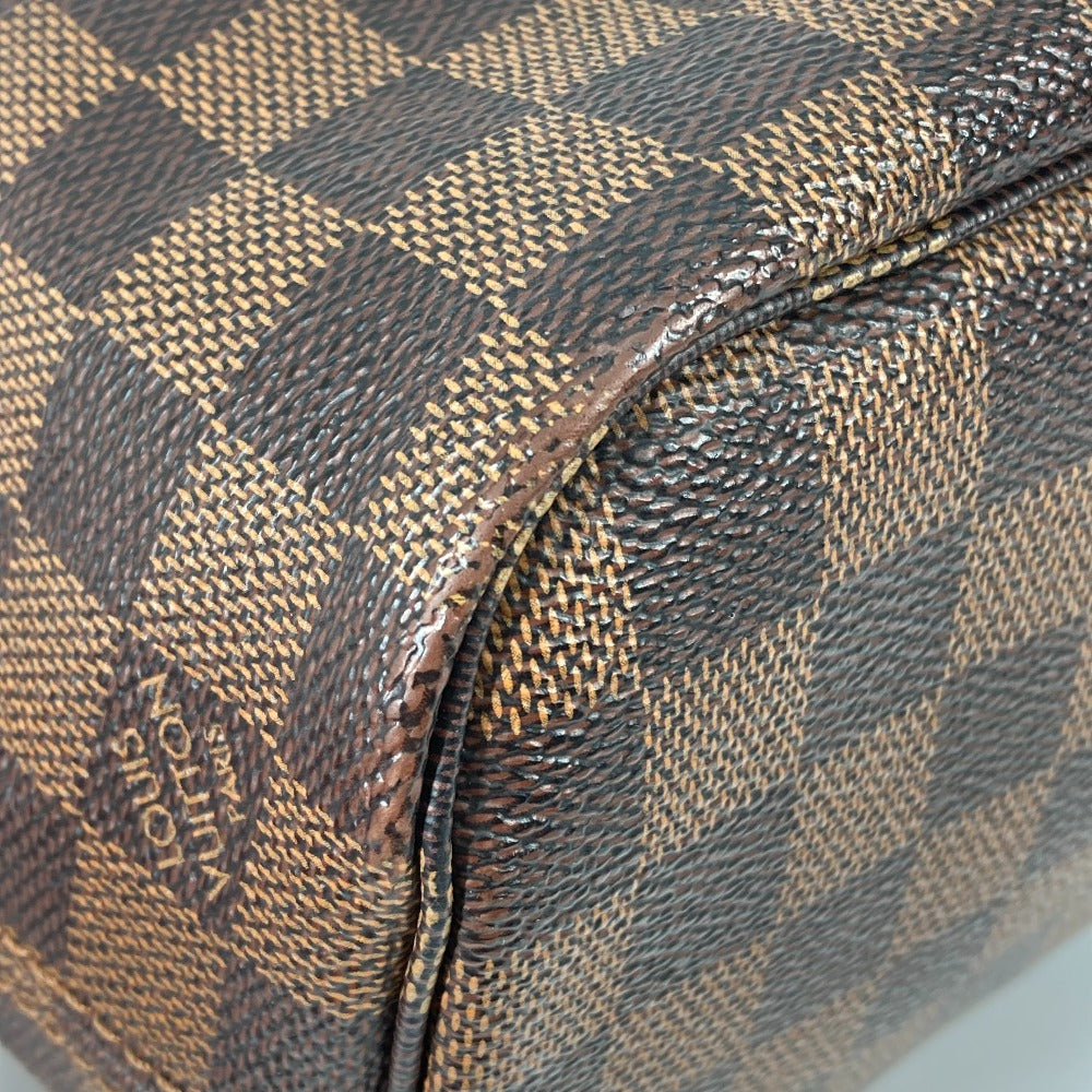 LOUIS VUITTON N41359 ダミエ ネヴァーフル PM ポーチ付き ショルダーバッグ カバン 肩掛け トートバッグ ダミエキャンバス メンズ エベヌ ブラウン