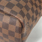 LOUIS VUITTON N41359 ダミエ ネヴァーフル PM ポーチ付き ショルダーバッグ カバン 肩掛け トートバッグ ダミエキャンバス メンズ エベヌ ブラウン