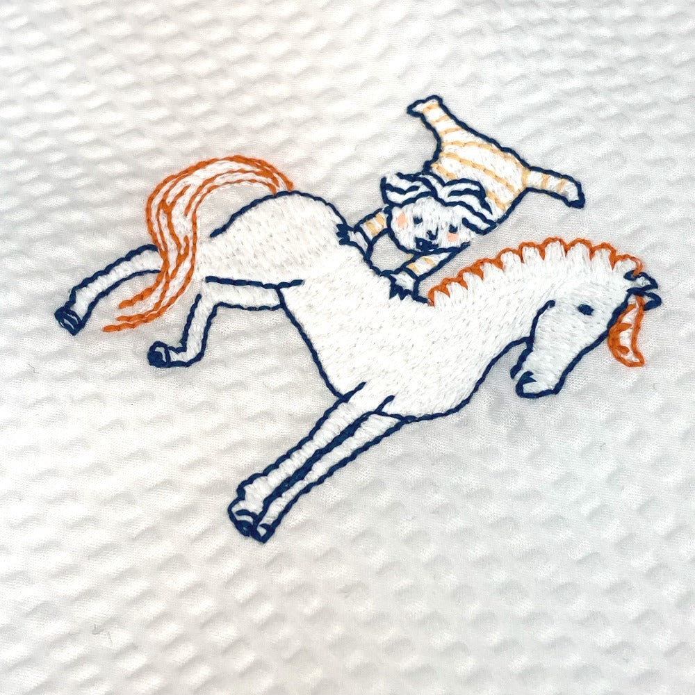 HERMES H103480M 01 バスラップ カブリオル ベビーバスタオル タオル コットン キッズ ブラン・クレーム ホワイト