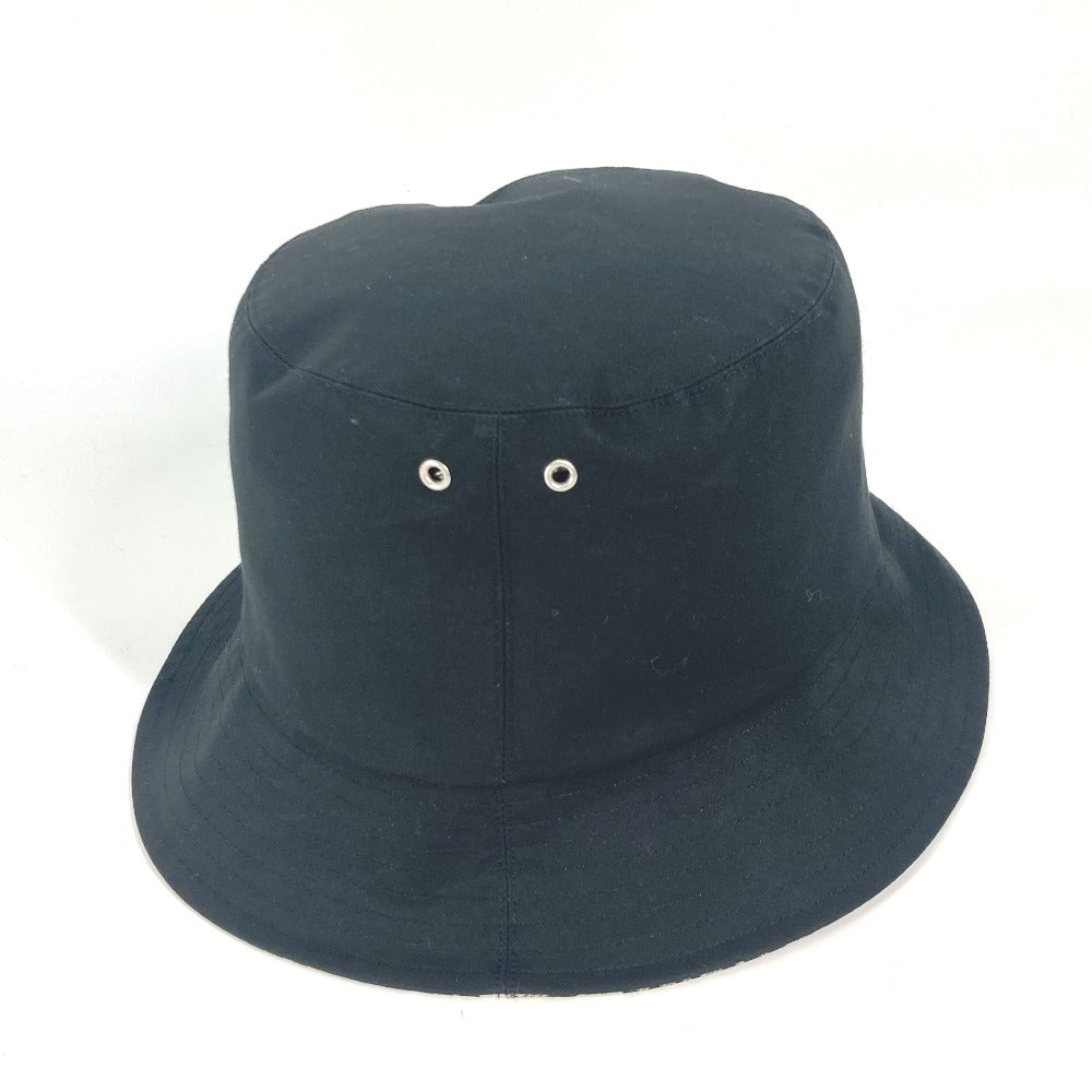 Dior 95TDD923A130 TEDDY-D オブリーク ボブハット バケットハット 帽子 リバーシブル ハット ポリエステル レディース ブラック