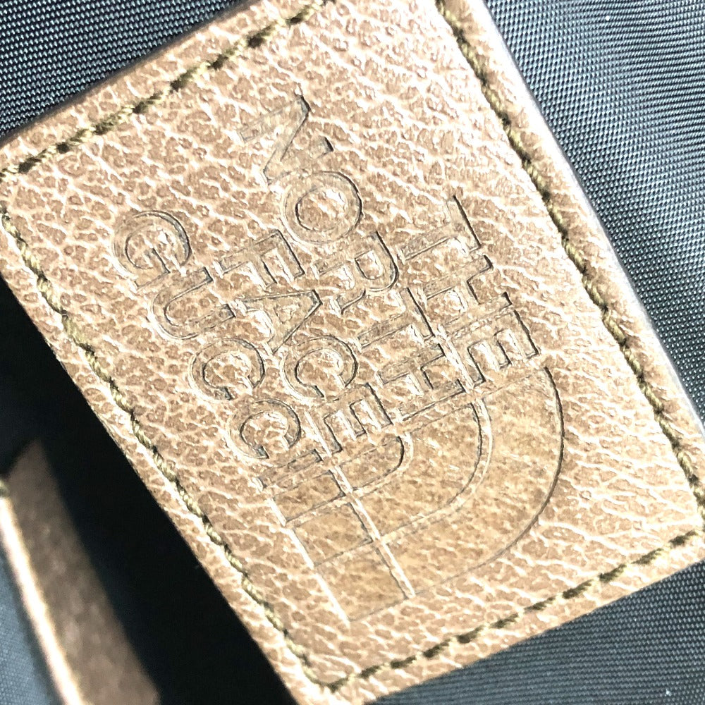 GUCCI 650288 GUCCI×THE NORTH FACE コラボ バックパック リュックサック ナイロン/レザー メンズ ブラック×ホワイト