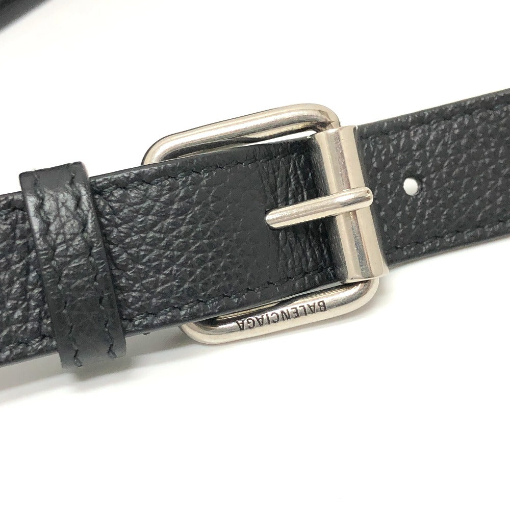 BALENCIAGA 679465 Car Flap カー フラップ 斜め掛けバッグ ショルダーバッグ レザー レディース ブラック