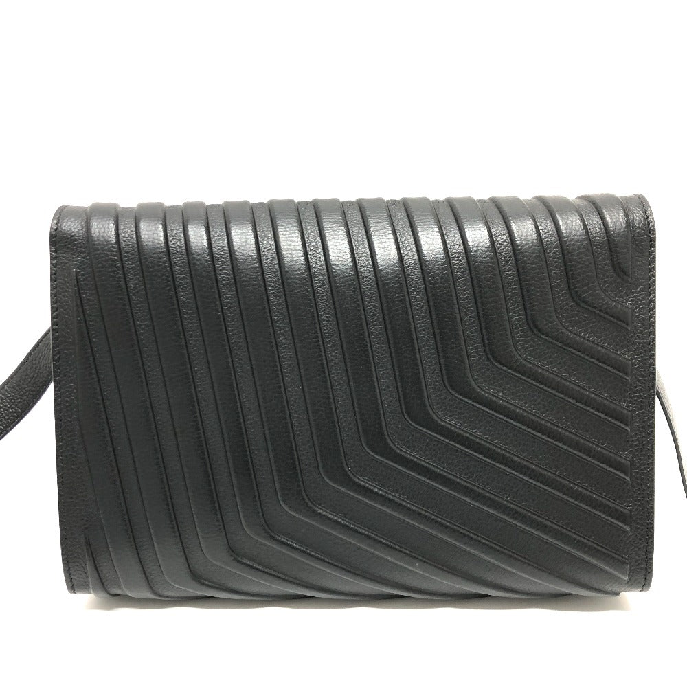 BALENCIAGA 679465 Car Flap カー フラップ 斜め掛けバッグ ショルダーバッグ レザー レディース ブラック