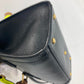 GUCCI 655661 ネオンカラーストラップ付 ダイアナ ミニ バンブー 2WAYハンドバッグ ショルダーバッグ 斜め掛け トートバッグ レザー レディース ブラック