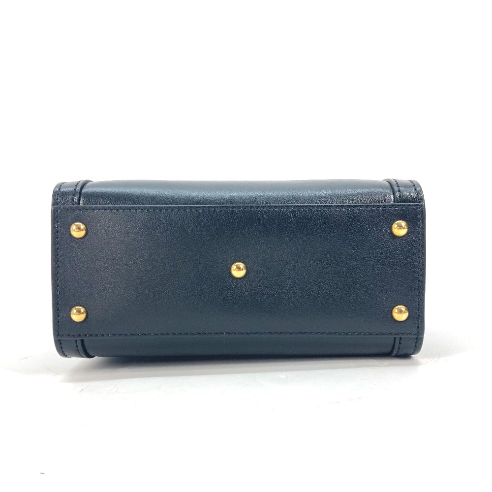GUCCI 655661 ネオンカラーストラップ付 ダイアナ ミニ バンブー 2WAYハンドバッグ ショルダーバッグ 斜め掛け トートバッグ レザー レディース ブラック