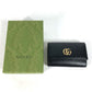 GUCCI 456118 鍵 GGマーモント 6連 キーケース レザー レディース ブラック