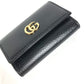 GUCCI 456118 鍵 GGマーモント 6連 キーケース レザー レディース ブラック