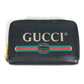 GUCCI 496319 小銭入れ 財布 ロゴ ラウンドファスナー コインケース レザー レディース ブラック