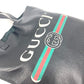 GUCCI 572768 シェリーライン ロゴプリント 肩掛け カバン ショルダーバッグ トートバッグ レザー ユニセックス ブラック