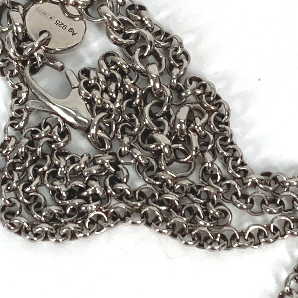 GUCCI アラベスク インターロッキングG アクセサリー ペンダント チェーン ネックレス SV925 レディース シルバー