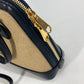 GUCCI 621220 ホースビット 1955 スモール トップハンドル 2WAY ショルダーバッグ 肩掛け 斜め掛け ハンドバッグ キャンバス/レザー レディース ベージュ×ダークネイビー