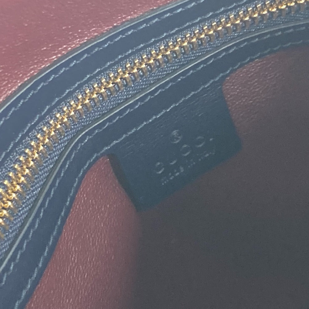 GUCCI 621220 ホースビット 1955 スモール トップハンドル 2WAY ショルダーバッグ 肩掛け 斜め掛け ハンドバッグ キャンバス/レザー レディース ベージュ×ダークネイビー