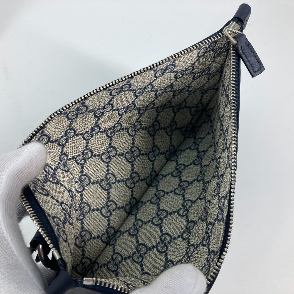 GUCCI 772176 日本限定 JAPAN ロゴ プリント ショルダーバッグ 肩掛け トートバッグ キャンバス/レザー レディース ベージュ系×ブラック
