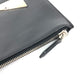 FENDI 7N0078 Monster Bugs Pouch/Clutch Bag in Black Leather for Men