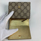 GUCCI 598587 コンパクトウォレット GGマーモント 2つ折り財布 レザー レディース ゴールド