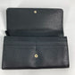 BVLGARI 35963 ロングウォレット MONETE モネーテ フラップ 長財布 レザー レディース ブラック