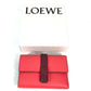 LOEWE バイカラー アナグラム スモール バーティカルウォレット コンパクトウォレット 3つ折り財布 レザー レディース ピンク
