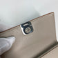 LOEWE C821S33X07 アナグラム バーティカル ウォレット スモール コンパクトウォレット 3つ折り財布 レザー レディース ライトゴースト ベージュ