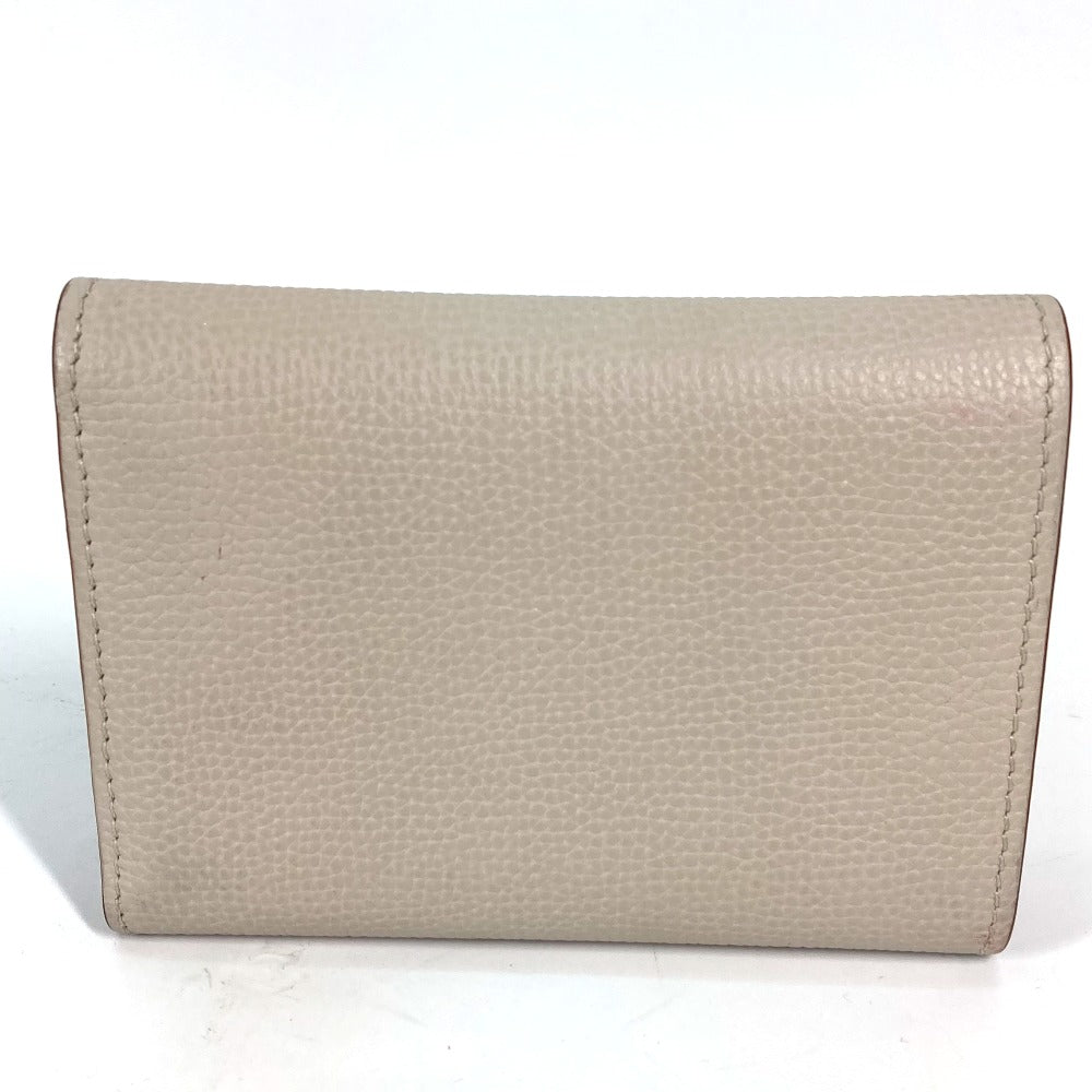 LOEWE C821S33X07 アナグラム バーティカル ウォレット スモール コンパクトウォレット 3つ折り財布 レザー レディース ライトゴースト ベージュ