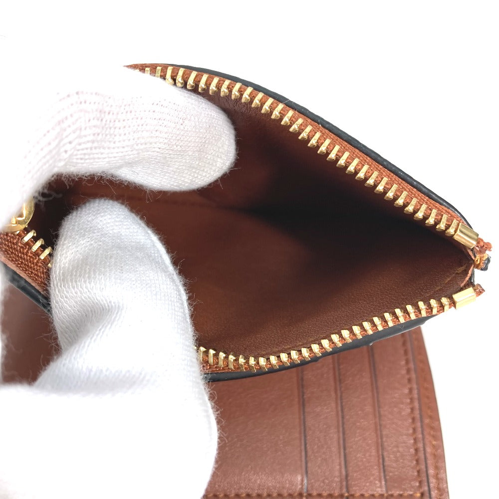 LOEWE C660Z41X01 コンパクトウォレット コンパクト ジップウォレット 2つ折り財布 レザー レディース トフィー/タン ブラウン
