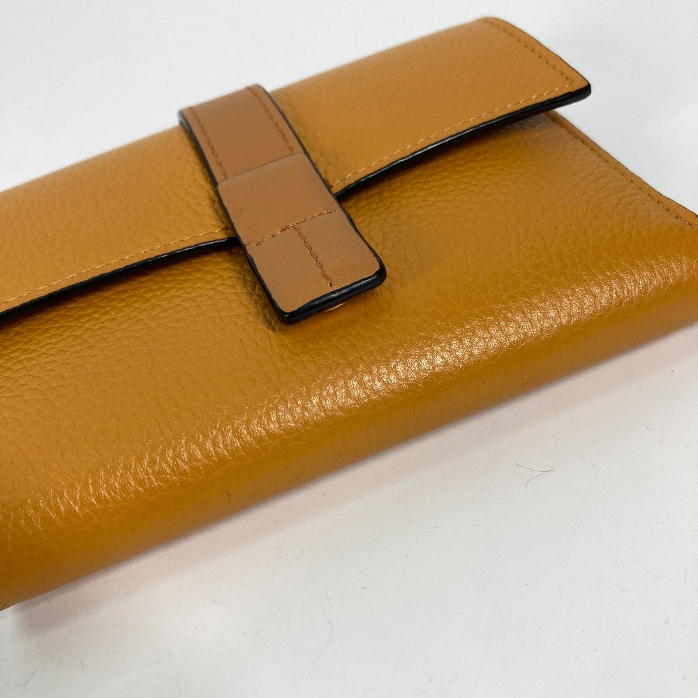 LOEWE C660Z41X01 コンパクトウォレット コンパクト ジップウォレット 2つ折り財布 レザー レディース トフィー/タン ブラウン