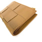 BOTTEGA VENETA 667130 コンパクトウォレット ミディアム カセット 二つ折りファスナーウォレット イントレチャート 2つ折り財布 レザー レディース ベージュ