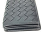 BOTTEGA VENETA 515385 イントレチャート コンパクトウォレット 3つ折り財布 レザー メンズ ブラック