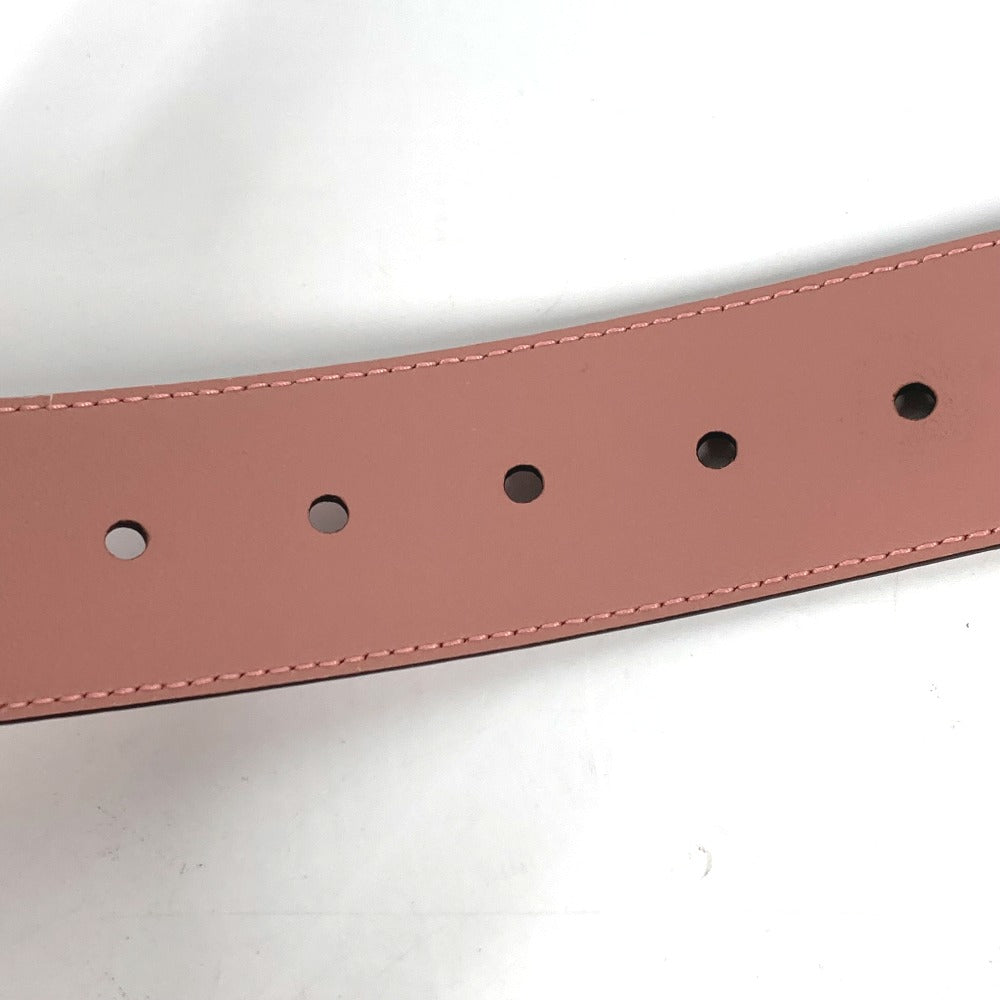 GUCCI 281548 マイクログッチシマ GG ズボン用ベルト ベルト レザー レディース ピンク