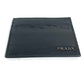 PRADA 2MC223 ロゴ 名刺入れ パスケース カードケース サフィアーノレザー メンズ ブラック