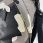 BALENCIAGA 6440312 カモフラ 迷彩 アーミー バックパック カバン ショルダーバッグ 2WAY リュックサック キャンバス メンズ グレー×ブラック