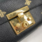 GUCCI 432182 斜め掛け カバン ポシェット PADLOCK ハチ BEE パドロック 蜂 チェーン ショルダーバッグ レザー レディース ブラック