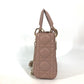 Dior M0505ONGE_M50P レディディオール Lady Dior バッグ ミニ カナージュ チェーン ショルダーバッグ 斜め掛け カバン ハンドバッグ ラムスキン レディース ピンクベージュ系