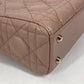 Dior M0505ONGE_M50P レディディオール Lady Dior バッグ ミニ カナージュ チェーン ショルダーバッグ 斜め掛け カバン ハンドバッグ ラムスキン レディース ピンクベージュ系
