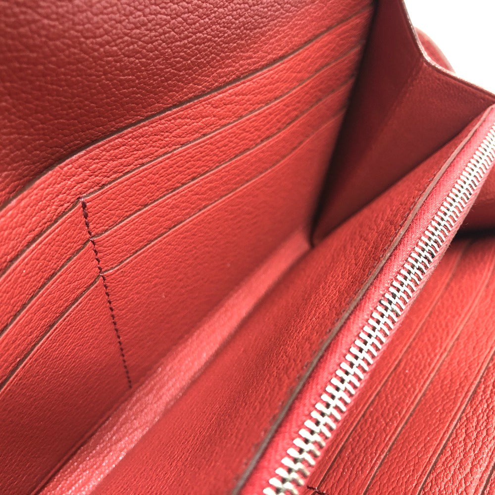 HERMES ロングウォレット ケリーウォレット フラッグ 長財布 エプソン レディース ピンク