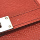 HERMES ロングウォレット ケリーウォレット フラッグ 長財布 エプソン レディース ピンク