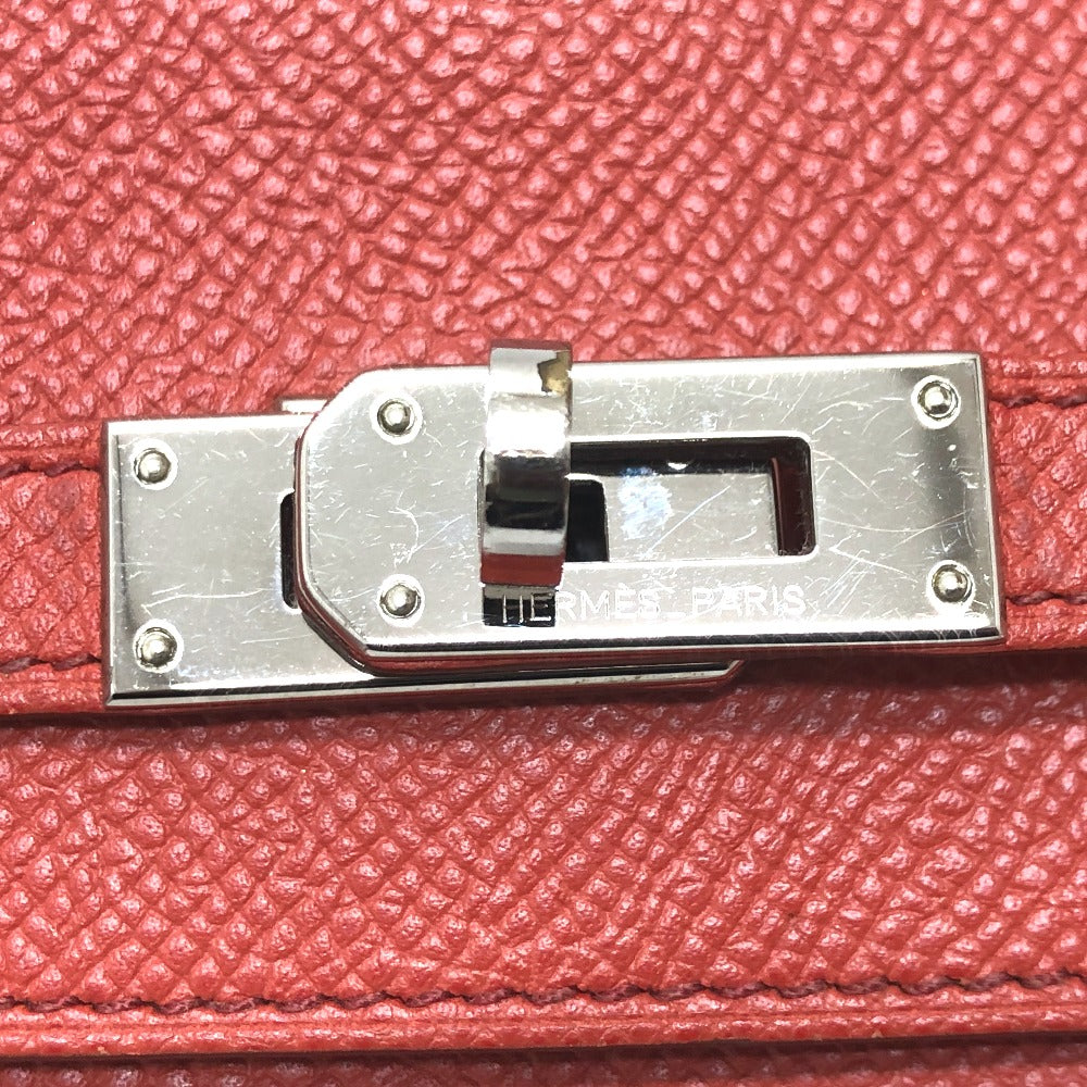 HERMES ロングウォレット ケリーウォレット フラッグ 長財布 エプソン レディース ピンク