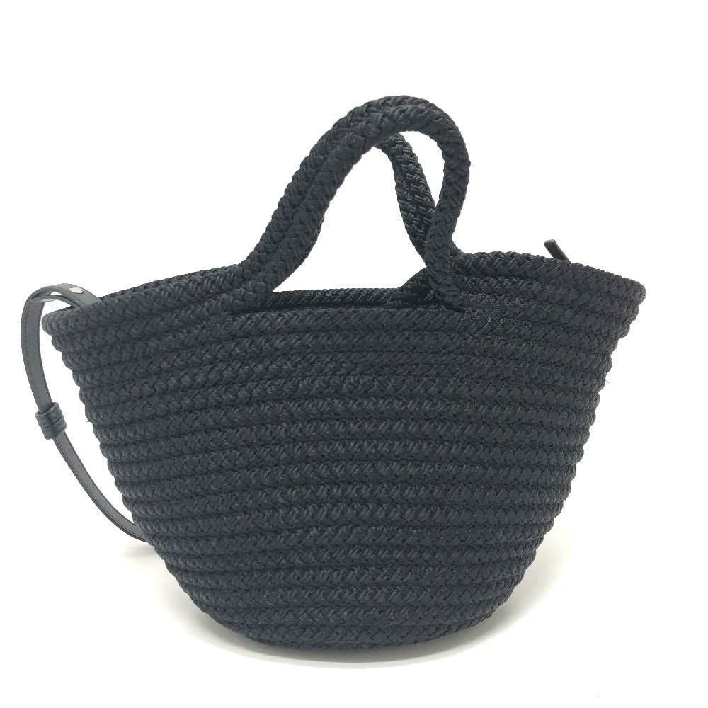 BALENCIAGA 695612 肩掛け 斜め掛け イビザ スモール バスケットバッグ 2WAYバッグ カバン ショルダーバッグ ナイロン レディース ブラック