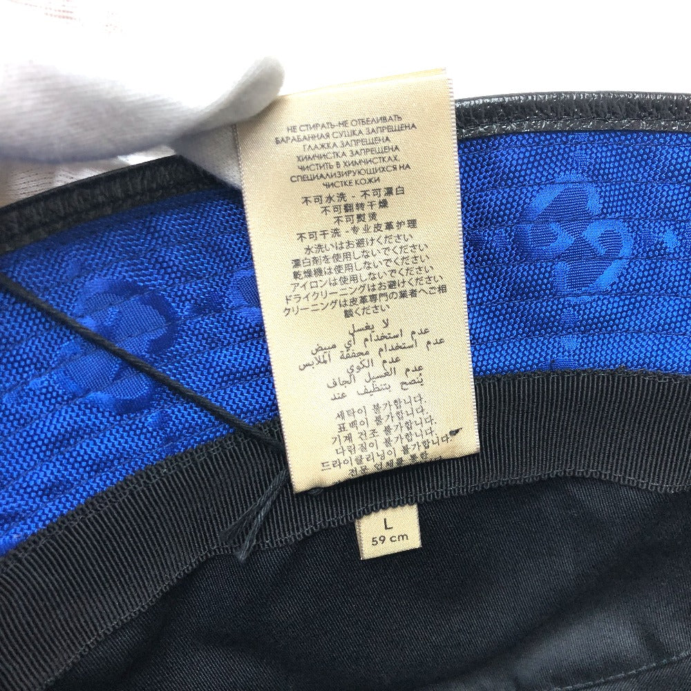 GUCCI 627115 Off The Grid オフザグリッド バケットハット 帽子 フェドラハット ハット 帽子 ナイロン メンズ ブルー