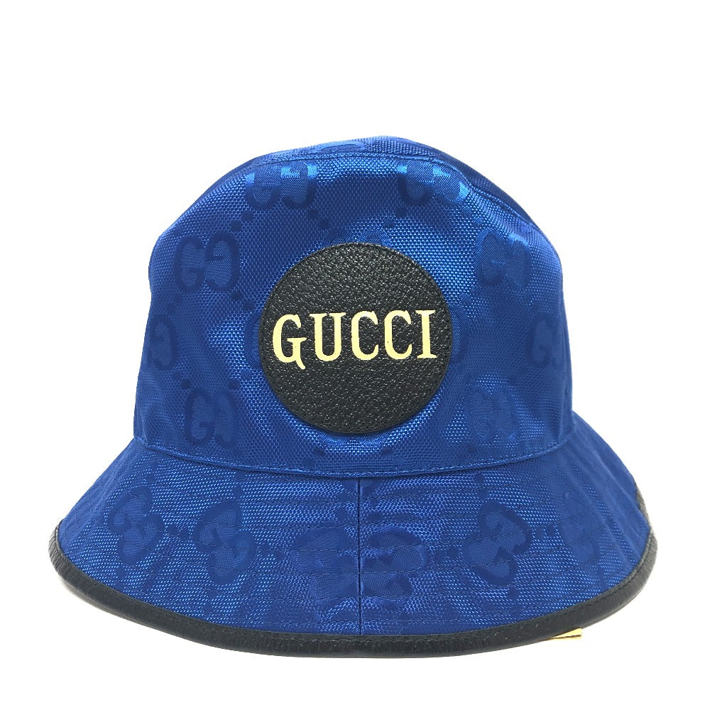 GUCCI 627115 Off The Grid オフザグリッド バケットハット 帽子 フェドラハット ハット 帽子 ナイロン メンズ ブルー